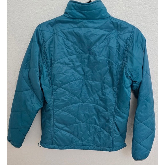 L.L. Bean Teal Blue Quilted Primaloft Stowaway‎ Jacket Women's Lightweight - Picture 4 of 14